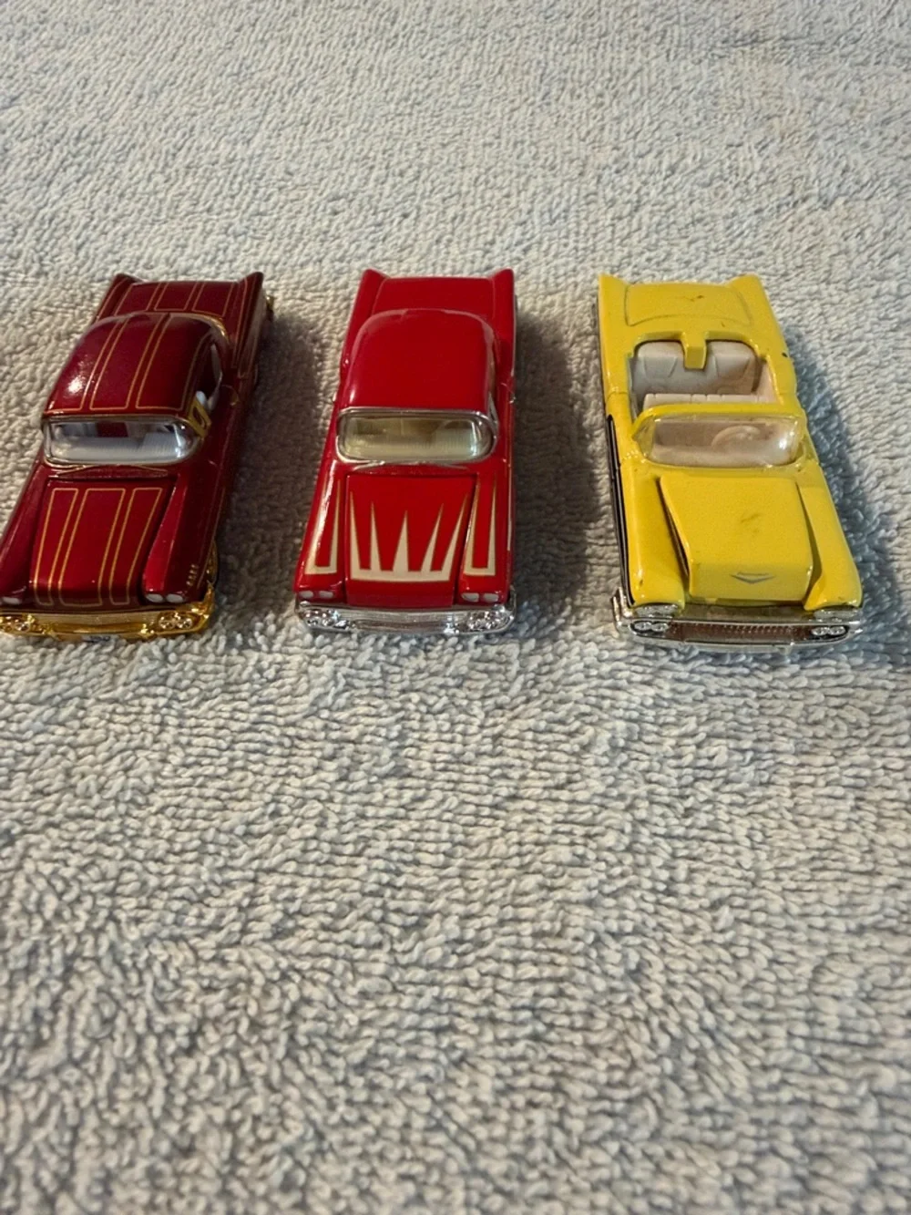 Racing Champions Chevy Impala Die-Cast Car Set of 3 Classic Vehicles Collection